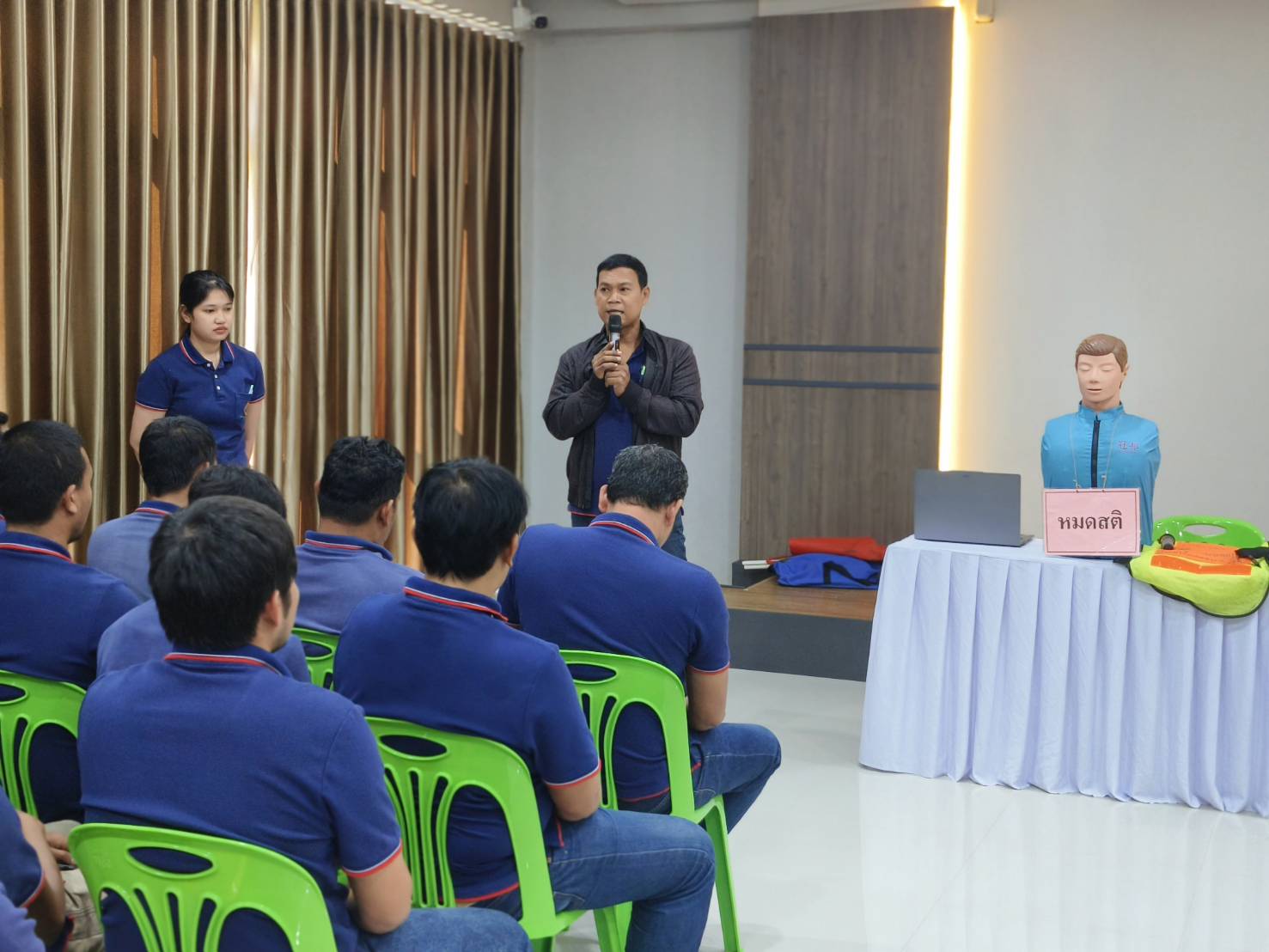 การฝึกซ้อมดับเพลิงและอพยพหนีไฟประจำปี 2569